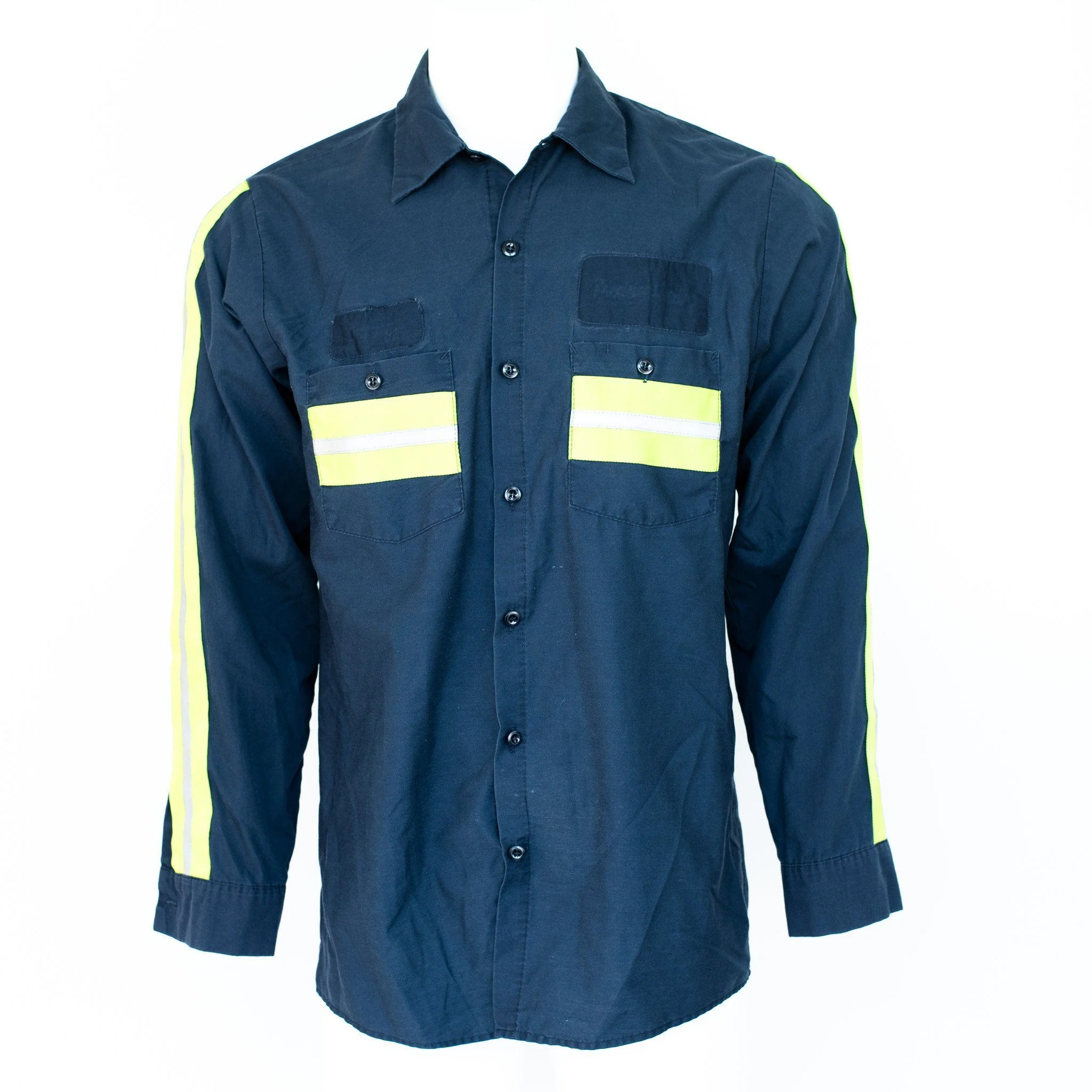 Used B-Grade Hi-Visibility Work Shirt Long Sleeve Mixed Colors - Image 2