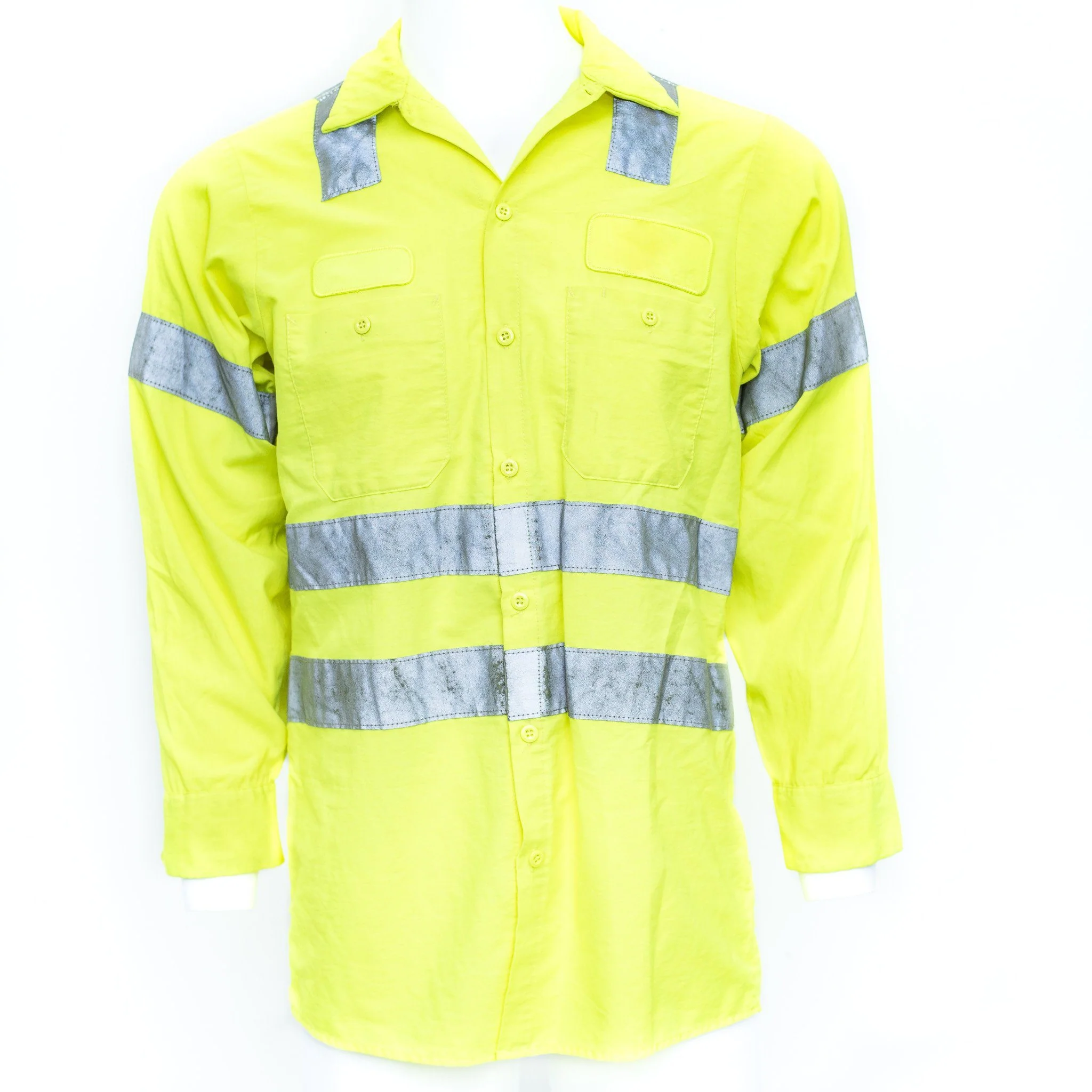 Used B-Grade Hi-Visibility Work Shirt Long Sleeve Mixed Colors - Image 3