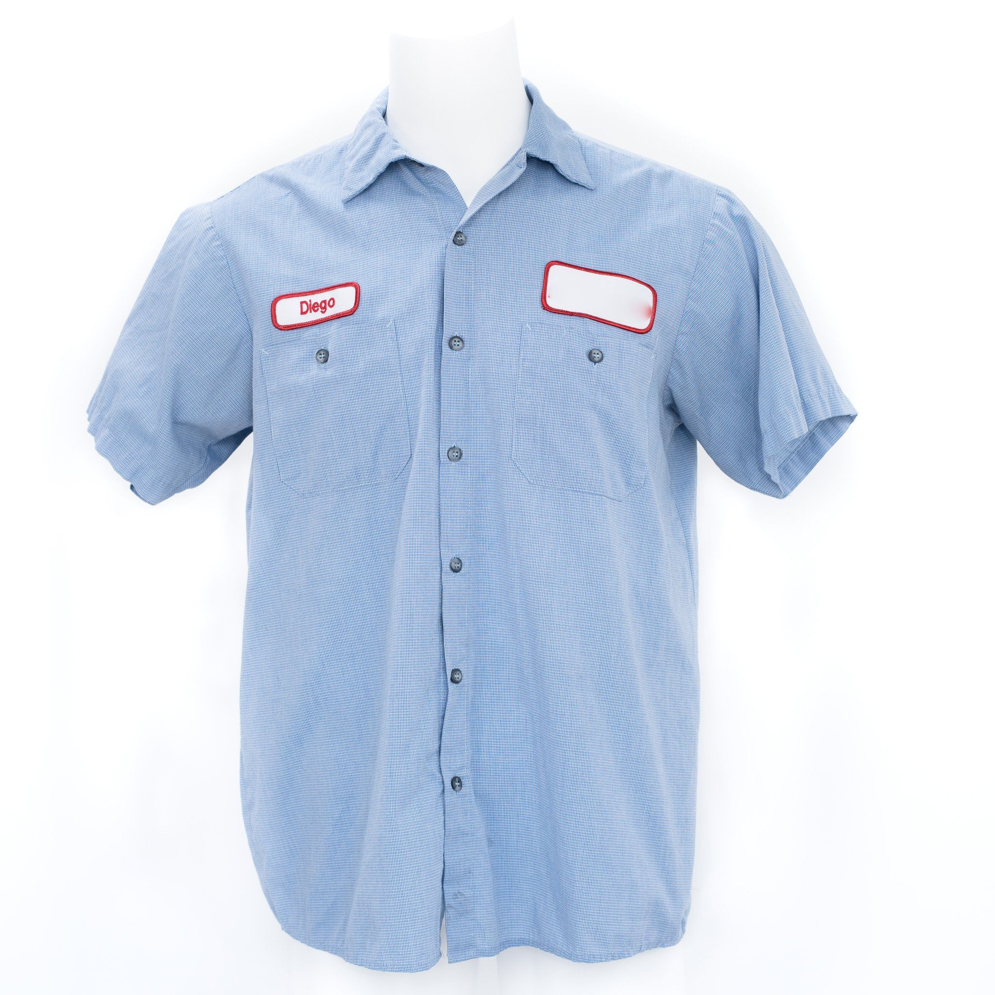Used Standard MicroCheck Work Shirt - Short Sleeve - Image 3
