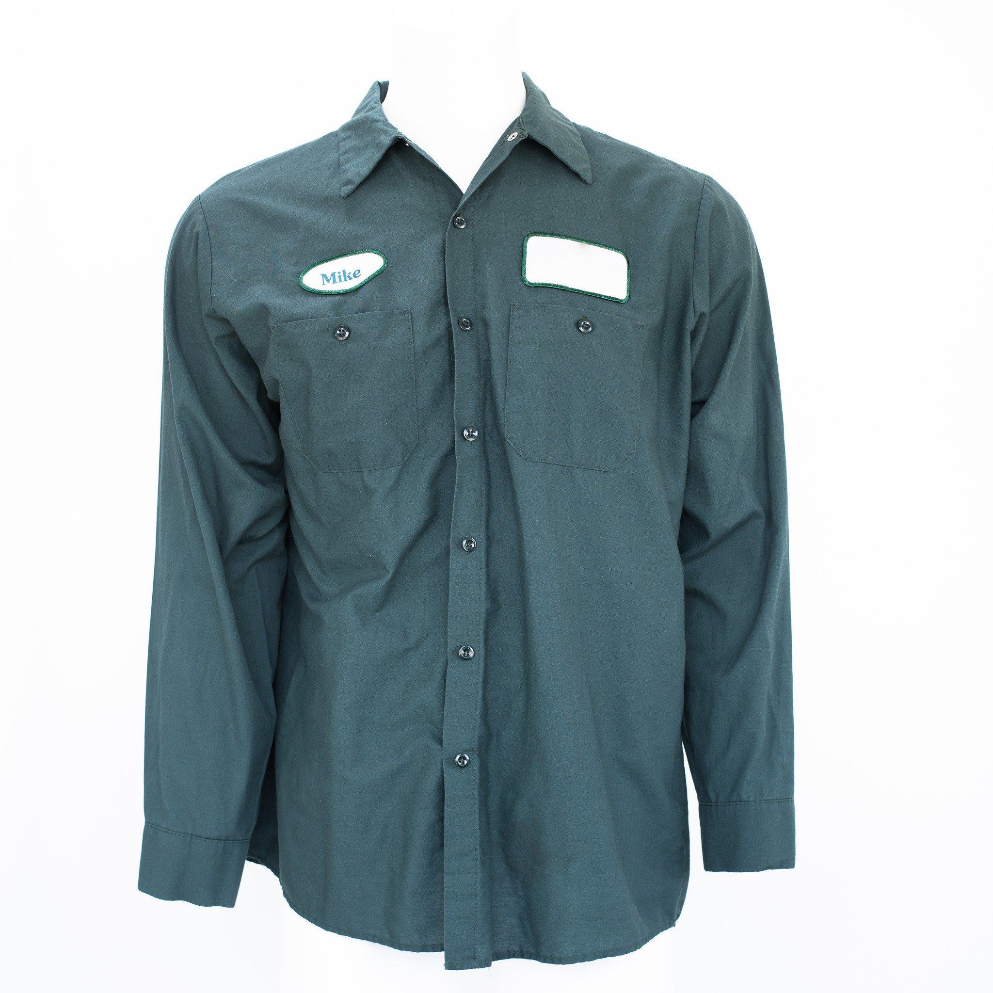 Used Standard Solid Color Work Shirt - Long Sleeve - Image 5