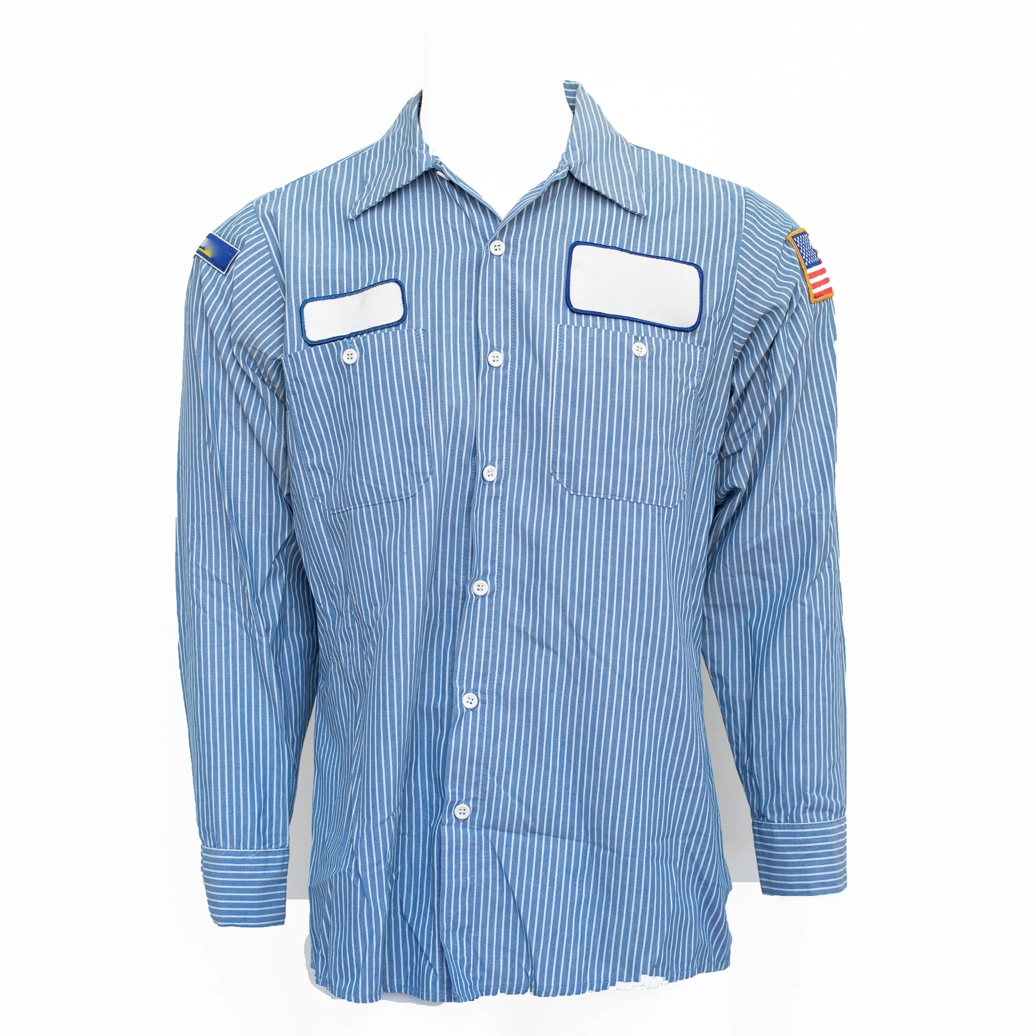 Used Standard Stripe Work Shirt - Long Sleeve - Image 7