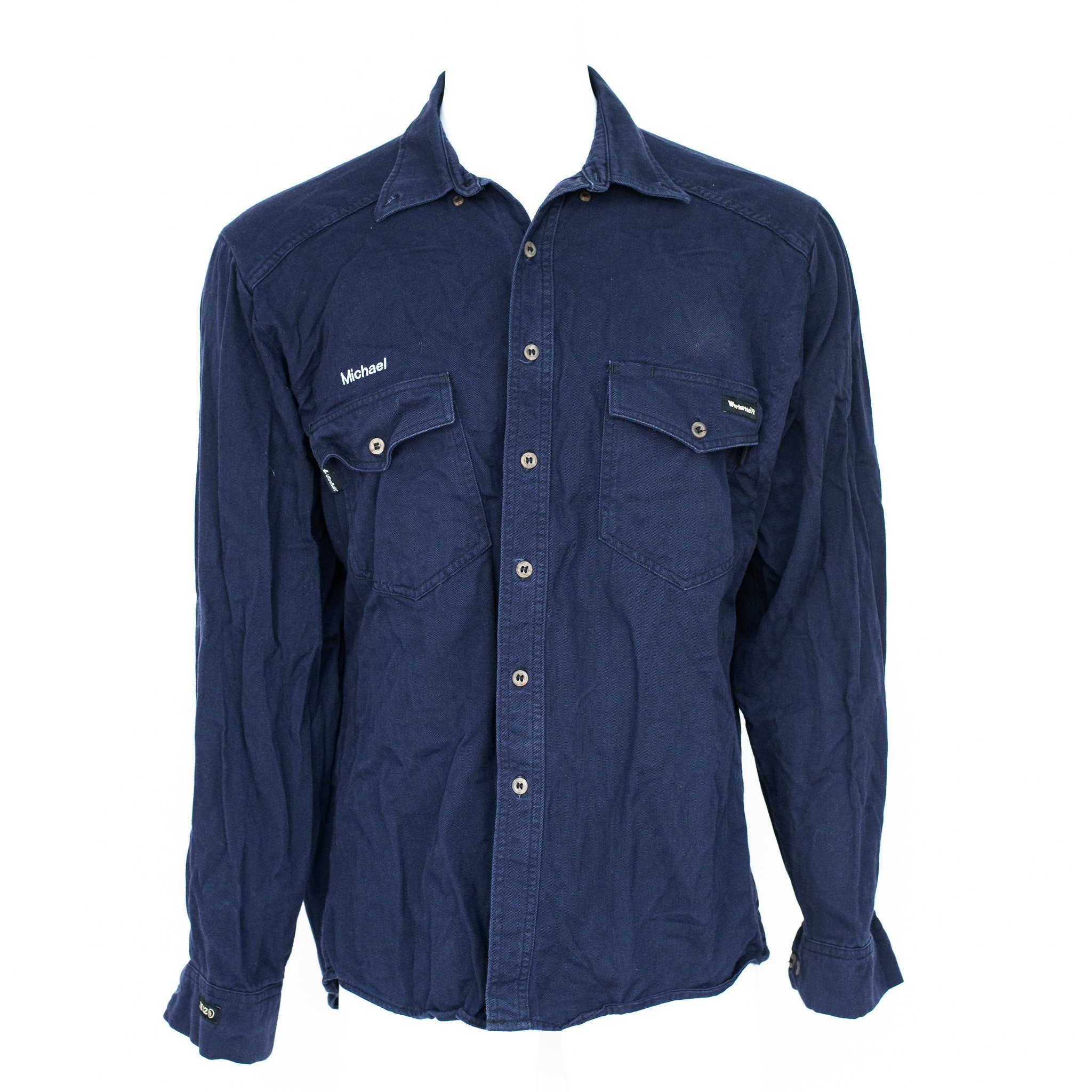 Used B-Grade Flame Resistant Work Shirt Long Sleeve - Mixed Colors - Image 3