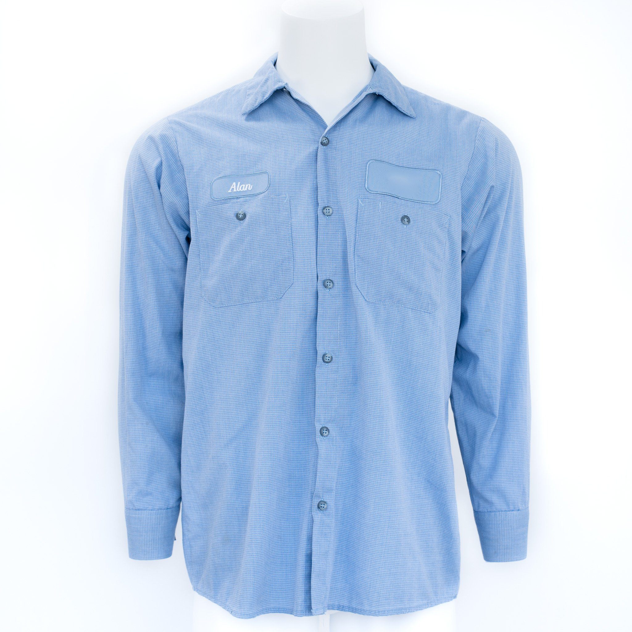 Used B-Grade Standard MicroCheck Work Shirt Long Sleeve - Mixed Colors - Image 3