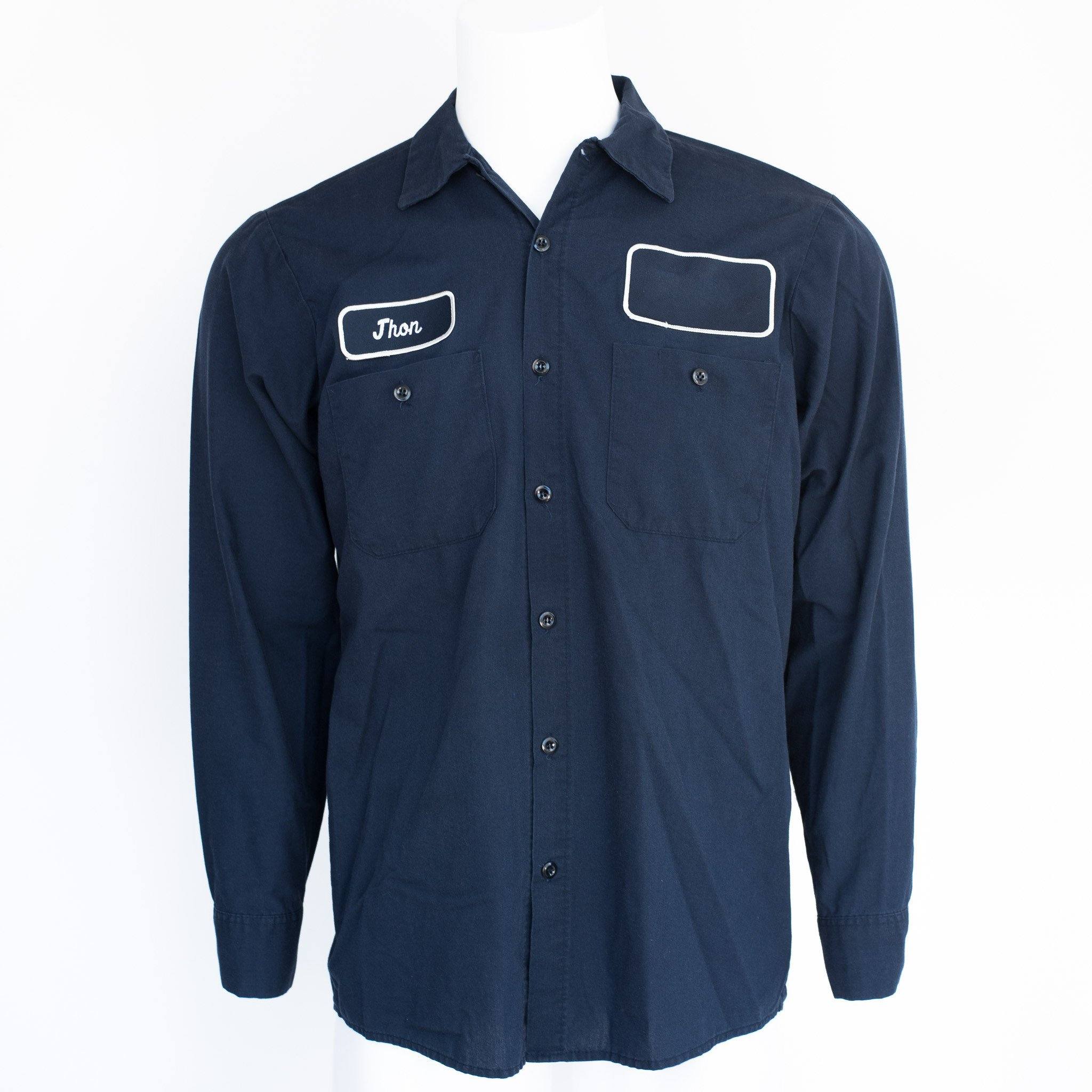 Used B-Grade Standard Solid Color Work Shirt Long Sleeve - Mixed Colors - Image 11