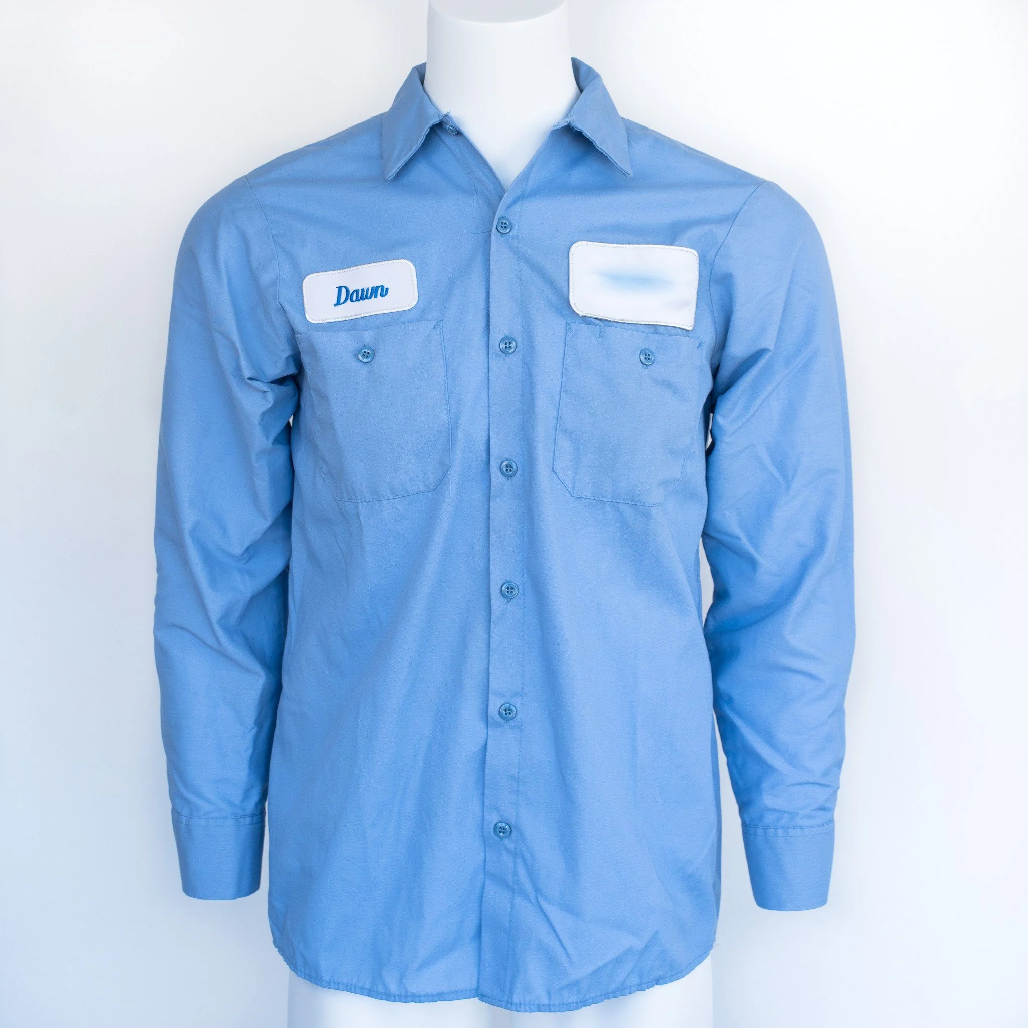 Used B-Grade Standard Solid Color Work Shirt Long Sleeve - Mixed Colors - Image 6