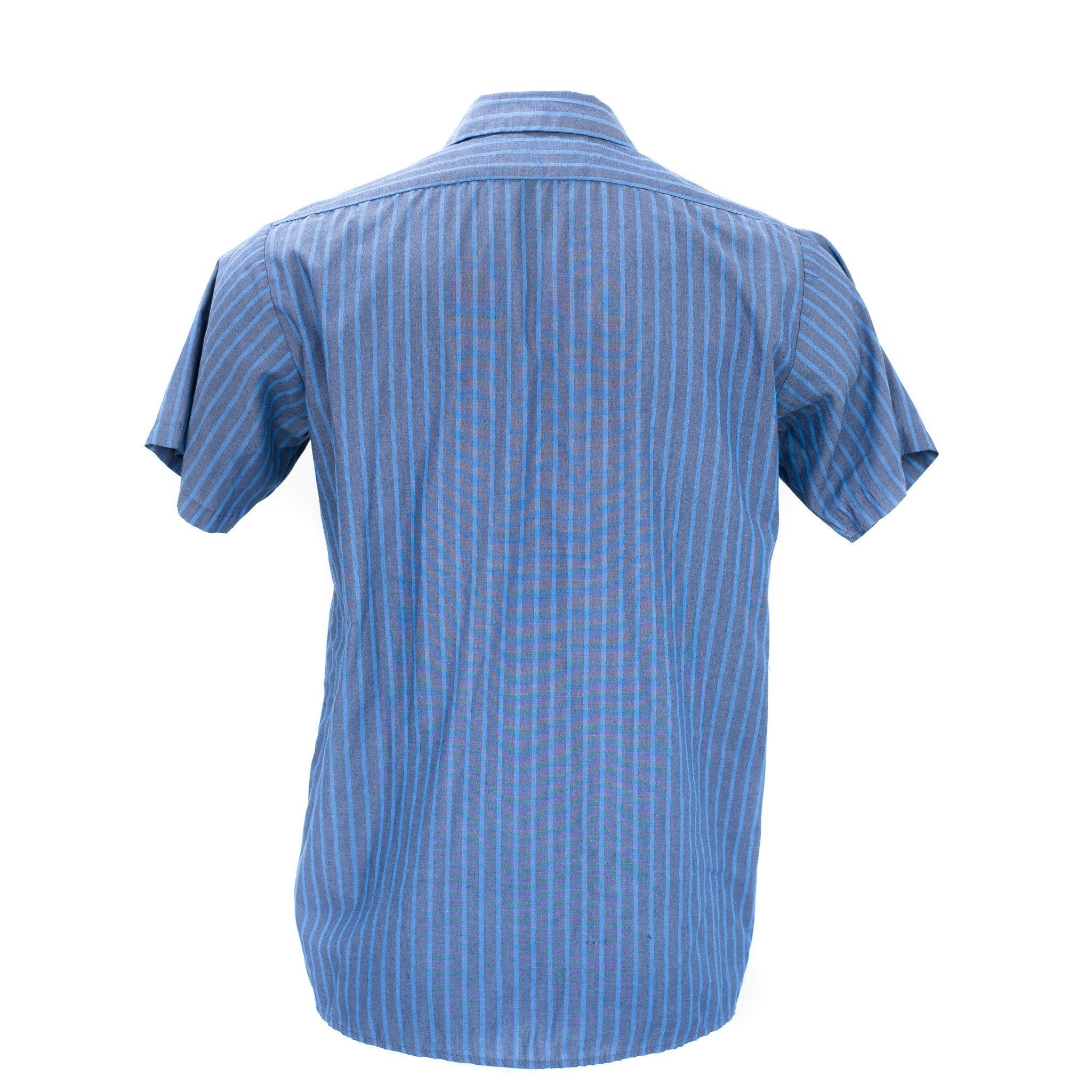 Used B-Grade Standard Stripe Work Shirt Short Sleeve - Mixed Colors - Image 3