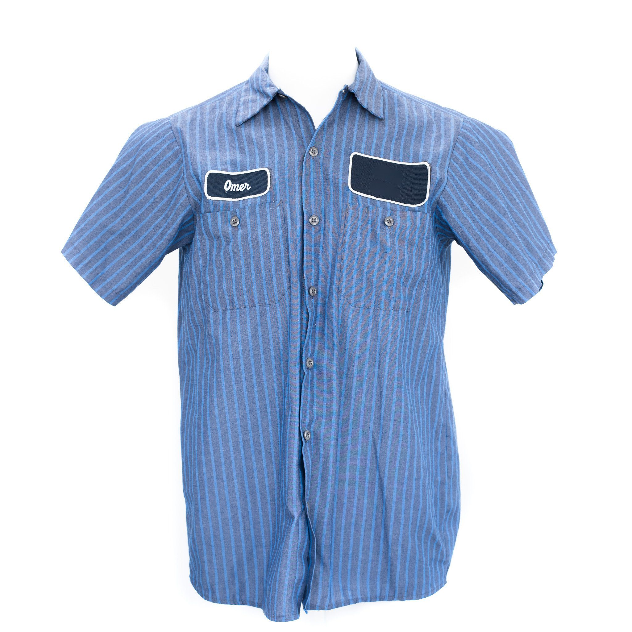 Used B-Grade Standard Stripe Work Shirt Short Sleeve - Mixed Colors - Image 5