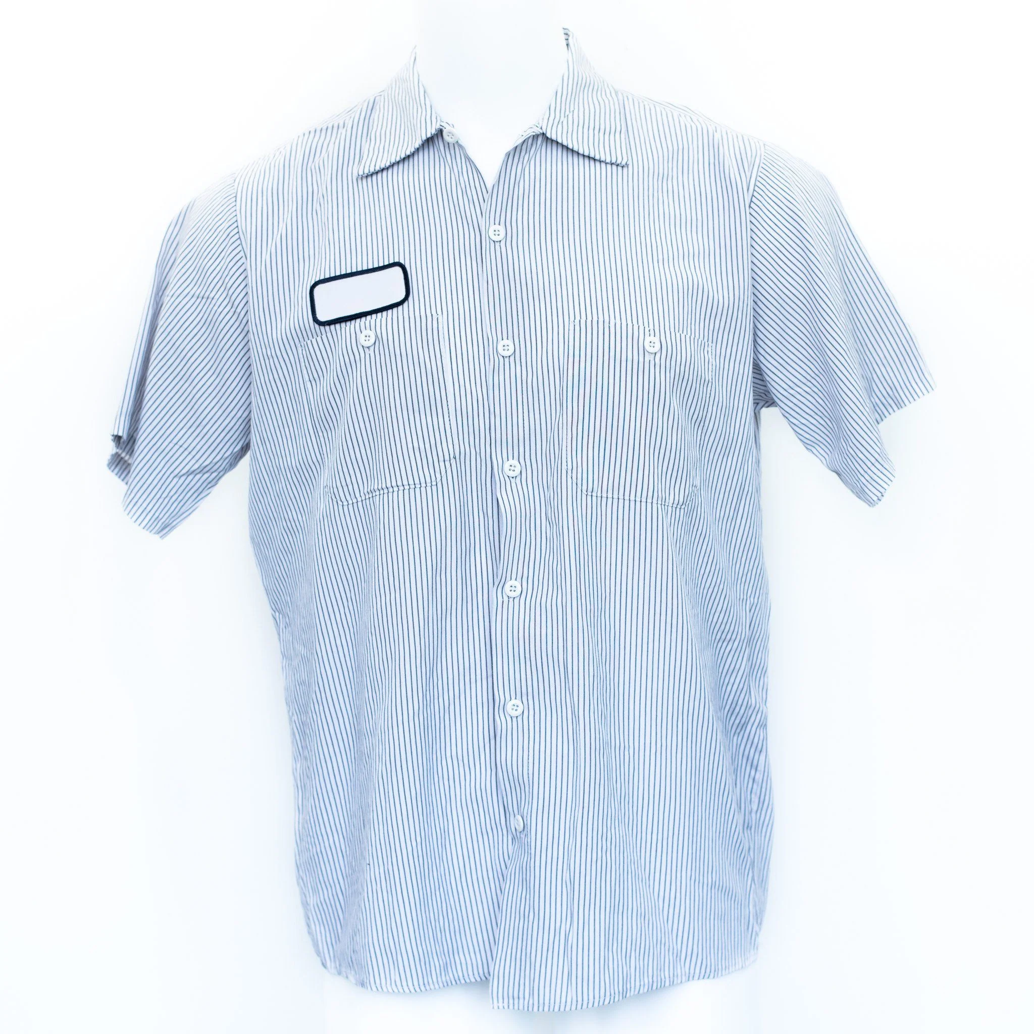 Used B-Grade Standard Stripe Work Shirt Short Sleeve - Mixed Colors - Image 7