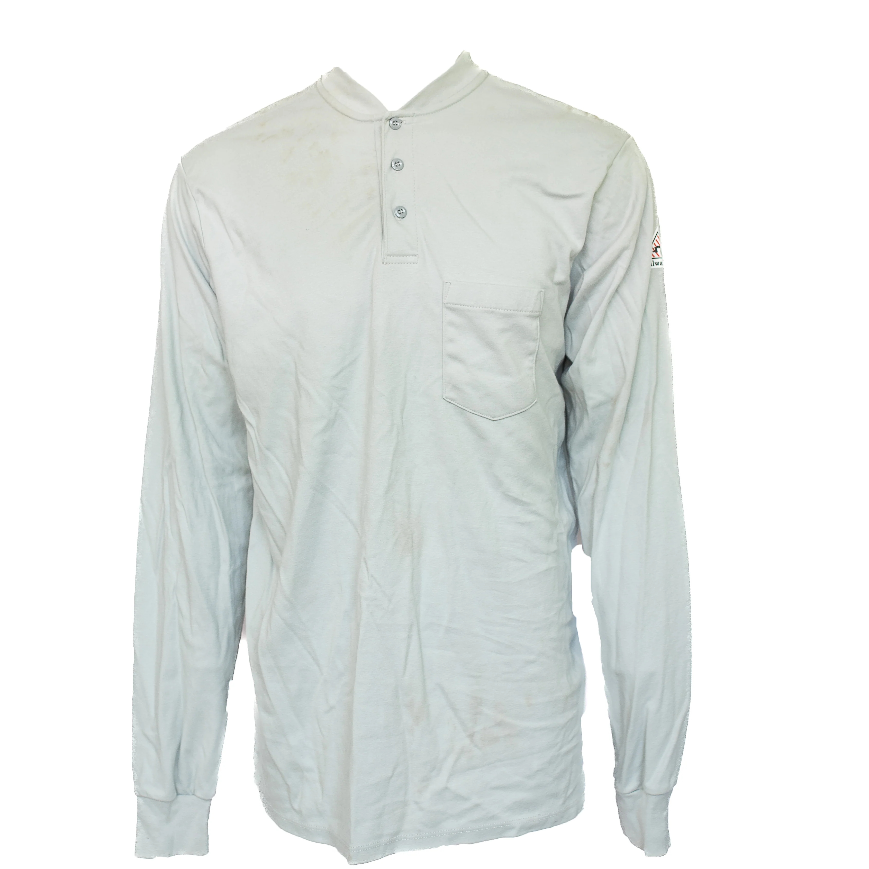 Used Flame Resistant Henley Shirt - Image 3